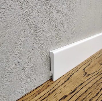 Плінтус MDF RAL 9003 Білий 60х12х2000 мм. MDF-М60 MDF-М60 фото