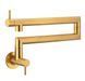 Монокран для мийки настінний DUERO POT FILLER GOLD 6623-030-31 KFA ARMATURA 6623-030-31 фото 1