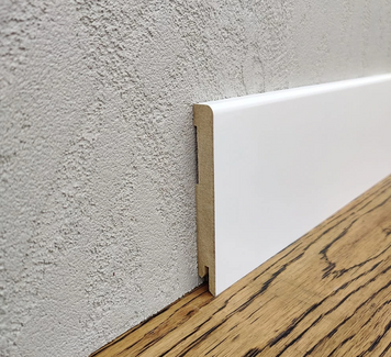 Плінтус MDF RAL 9003 Білий 100х12х2000 мм. MDF-М100 MDF-М100 фото