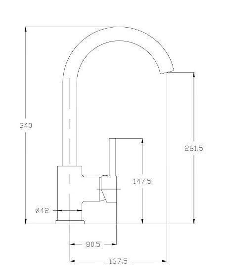 Змішувач для кухні Almaz 4313-915-00 ARMAFORM 4313-915-00 фото