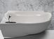 Ванна кутова WGT Water Club L 200x150 напівкругла, біла 100107 фото 1