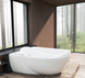 Ванна кутова WGT Water Club L 200x150 напівкругла, біла 100107 фото 4
