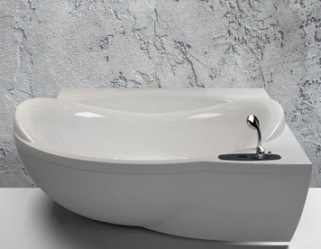 Ванна кутова WGT Water Club R 200x150 напівкругла, біла 100108 фото