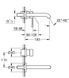 Змішувач для раковини Essence 29192DC1 GROHE (M-Size) 29192DC1 фото 4