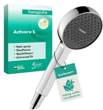 Ручний душ hansgrohe Activera Select S 95 1jet EcoSmart+, 28032000 хром 28032000  фото