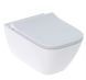 Унітаз підвісний Geberit Smyle Square  Rimfree, із сидінням Soft Close (Sandwich) 500.685.01.1 фото 1