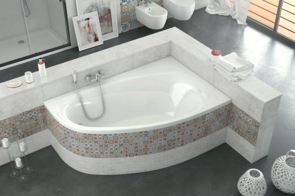 Ванна акрилова кутова 1700x1100 Excellent Kameleon права (WAEX.KMP17WH) WAEX.KMP17WH фото