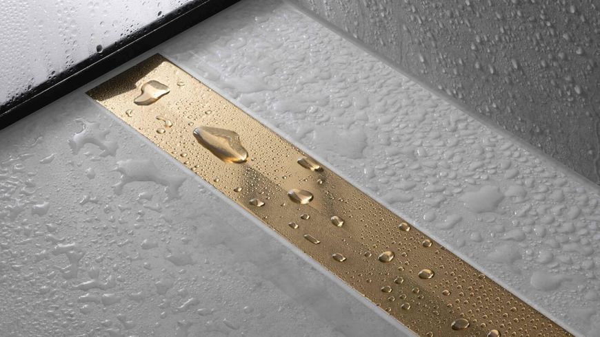 Душовий трап точковий "RainDrain Spot" 150x150х78 мм d50 Brushed Stainless Steel (56112800) 56112800 фото