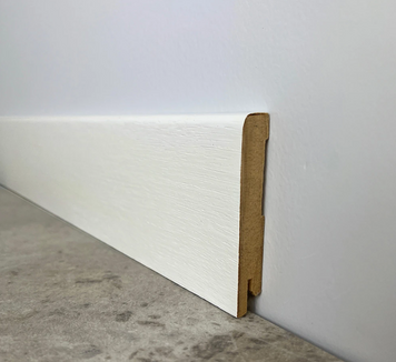 Плінтус МДФ шпонований Дуб Білий 60х12х2000 мм. MDF-D6001 MDF-D6001 фото