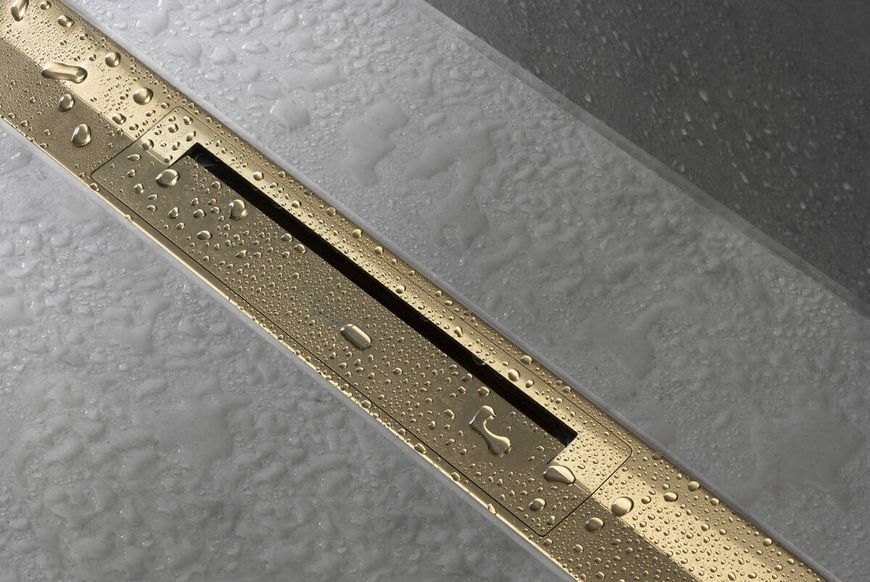 Верхня частина "RainDrain Flex" для душового трапу 1200 мм Polished Gold Optic (56047990) 56047990 фото