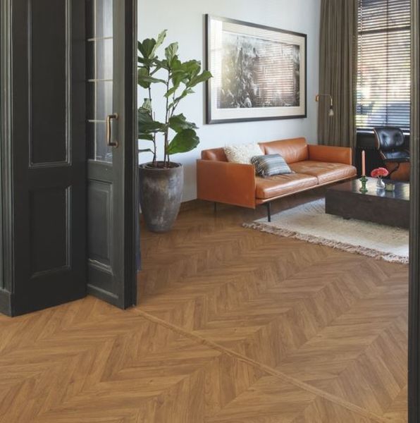 Ламінат Quick Step IPA4162 Chevron oak brown ІРА4162 фото