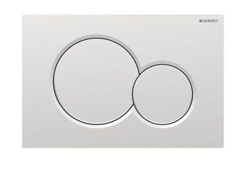 Клавіша змиву Geberit Sigma01 для подвійного змиву, матовий хром, 115.770.JQ.5 115.770.JQ.5 фото