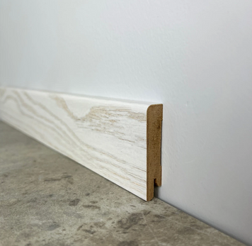Плінтус МДФ шпонований Дуб зимовий 60х12х2000 мм. MDF-D6002 MDF-D6002 фото
