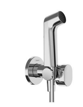 Гігієнічний душ hansgrohe Bidette 1jet S зі шлангом та тримачем 29232000 хром 29232000  фото