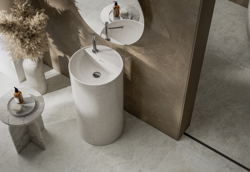 Керамогранітна плитка GRES SOFTSTONE BROWN RECT. 1197x1197 Cerrad 5903313356206 фото