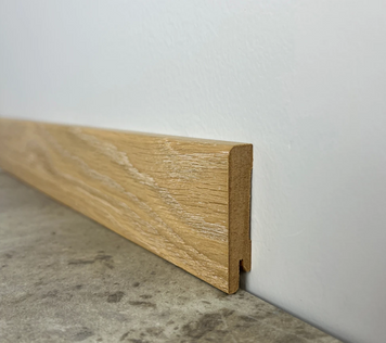 Плінтус МДФ шпонований Дуб патина 60х12х2000 мм. MDF-D6008 MDF-D6008 фото