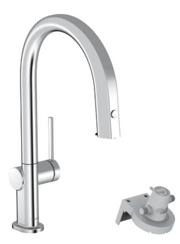 Змішувач hansgrohe Aqittura M91 FilterSystem 210 для кухонної мийки, хром 76803000 76803000 фото