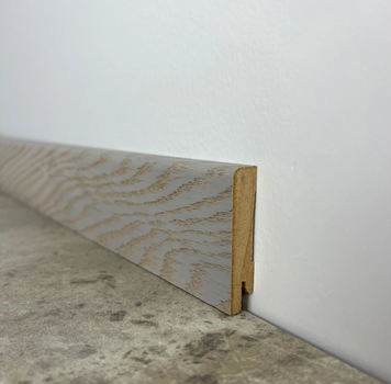 Плінтус МДФ шпонований Дуб сірий 60х12х2000 мм. MDF-D6005 MDF-D6005 фото