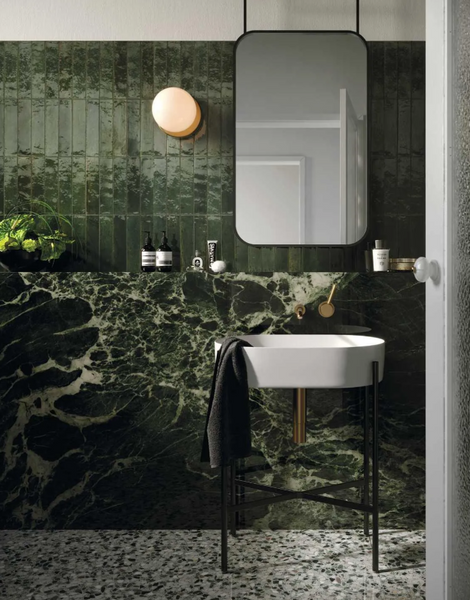 Керамограніт Marazzi Lume Green Lux 6х24 M6RQ M6RQ фото