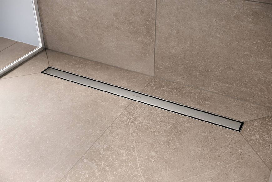 Трап для душу "RainDrain Compact Flat" 800 мм, Brushed Stainless Steel (56166800) 56166800 фото