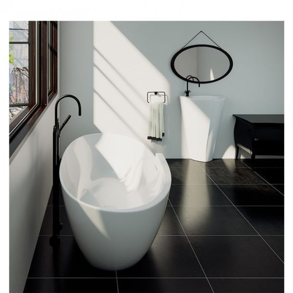 Ванна зі штучного каменю ZORA, Marmorin, P_W_531_01_1628 P_W_531_01_1628-white-gloss фото