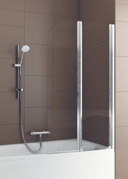 Шторка скляна для ванни MODERN 2 170-06963P KFA ARMATURA 170-06963Р фото